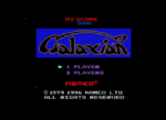 Galaxian Menu Screen