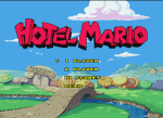 Hotel Mario Menu Screen