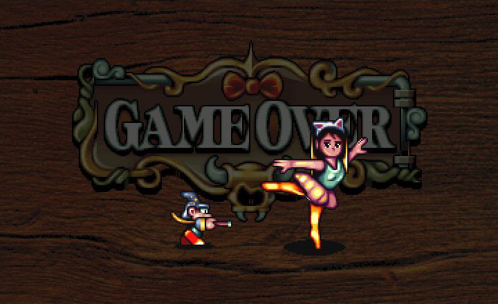 Here's the Animality 1 Game Over Screen. 